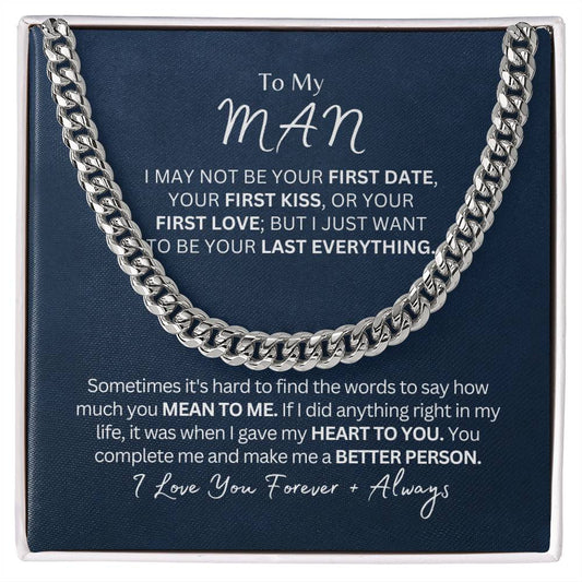 To My Man | Cuban Link Necklace