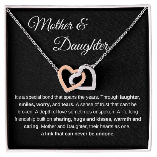 Mother & Daughter | Interlocking Hearts Necklace